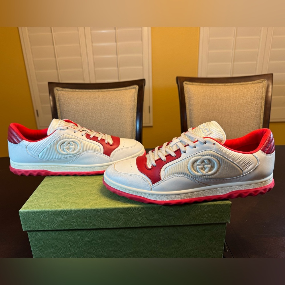 Gucci White and Red Sneakers - Picture 11 of 15